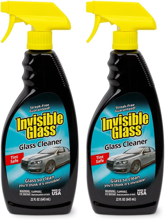 Invisible Glass premium 22 ounce glass cleaner two-pack