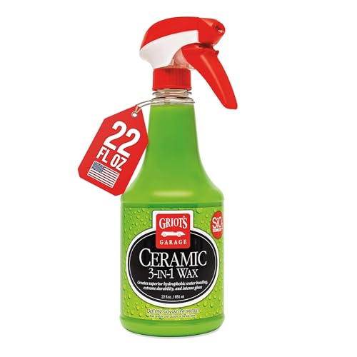 Griot's Garage Ceramic 3-in-1 spray wax 22 ounce bottle