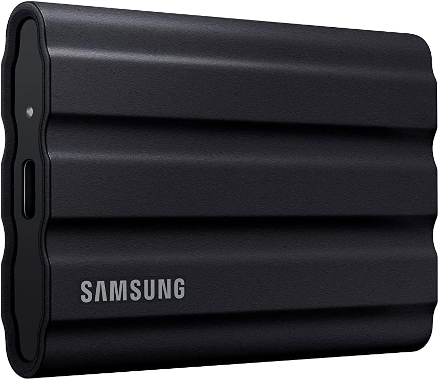 Samsung T7 Shield 1TB portable SSD, black