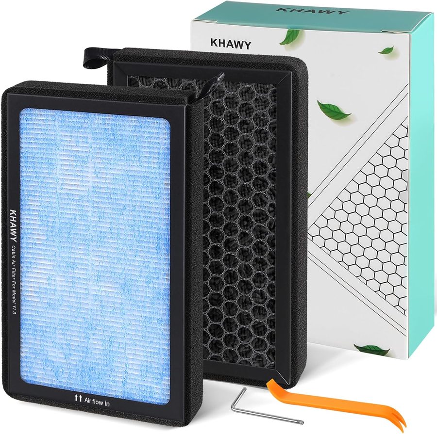 KHAWY cabin air filter 2-pack