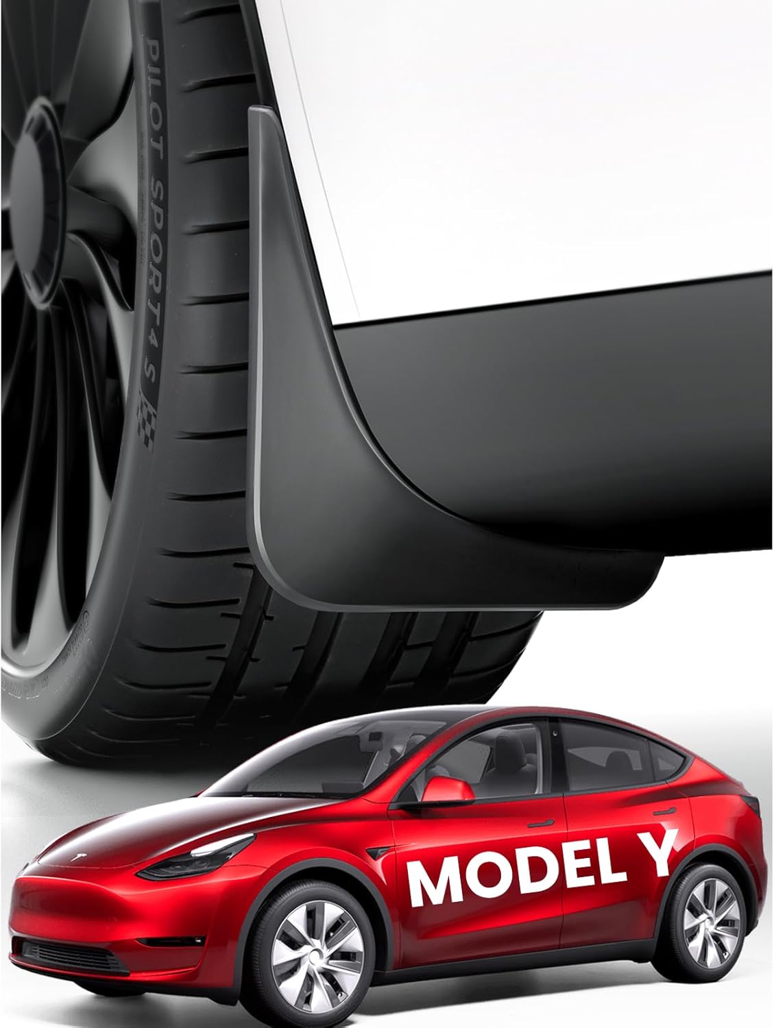 REEVAA Tesla Model Y 2019–2024 Mud Flaps, set of 4