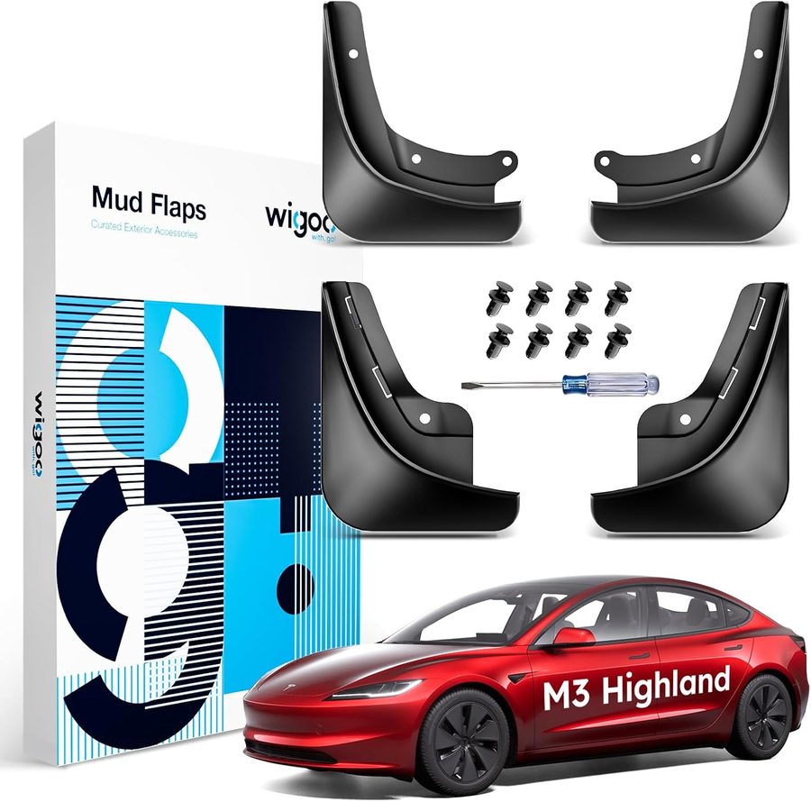 Wigoo no-drill mud flaps (Highland 3)