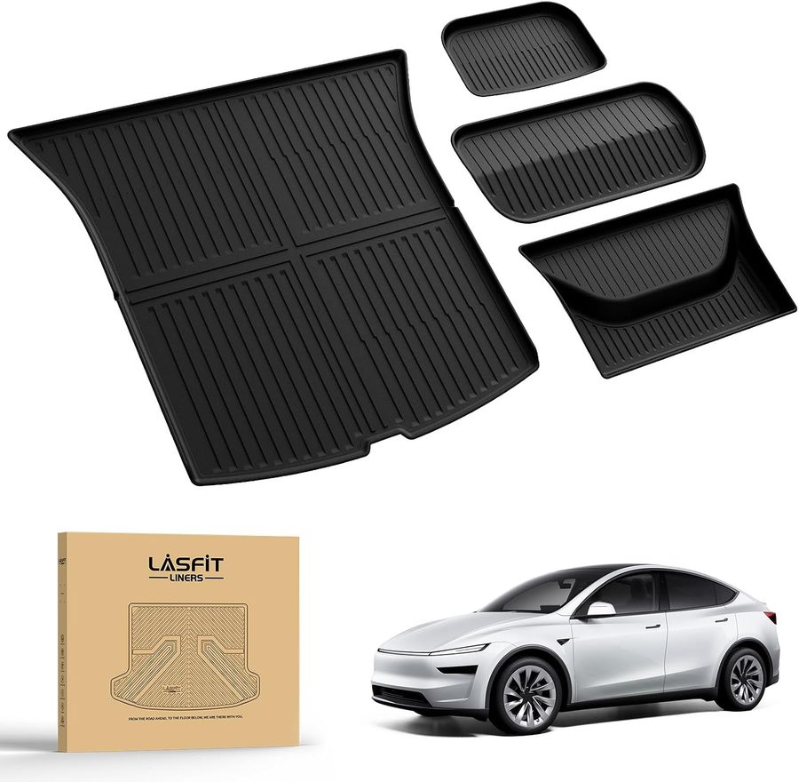LASFIT Juniper cargo / frunk / trunk mats (5-seat Prem. Perf.)