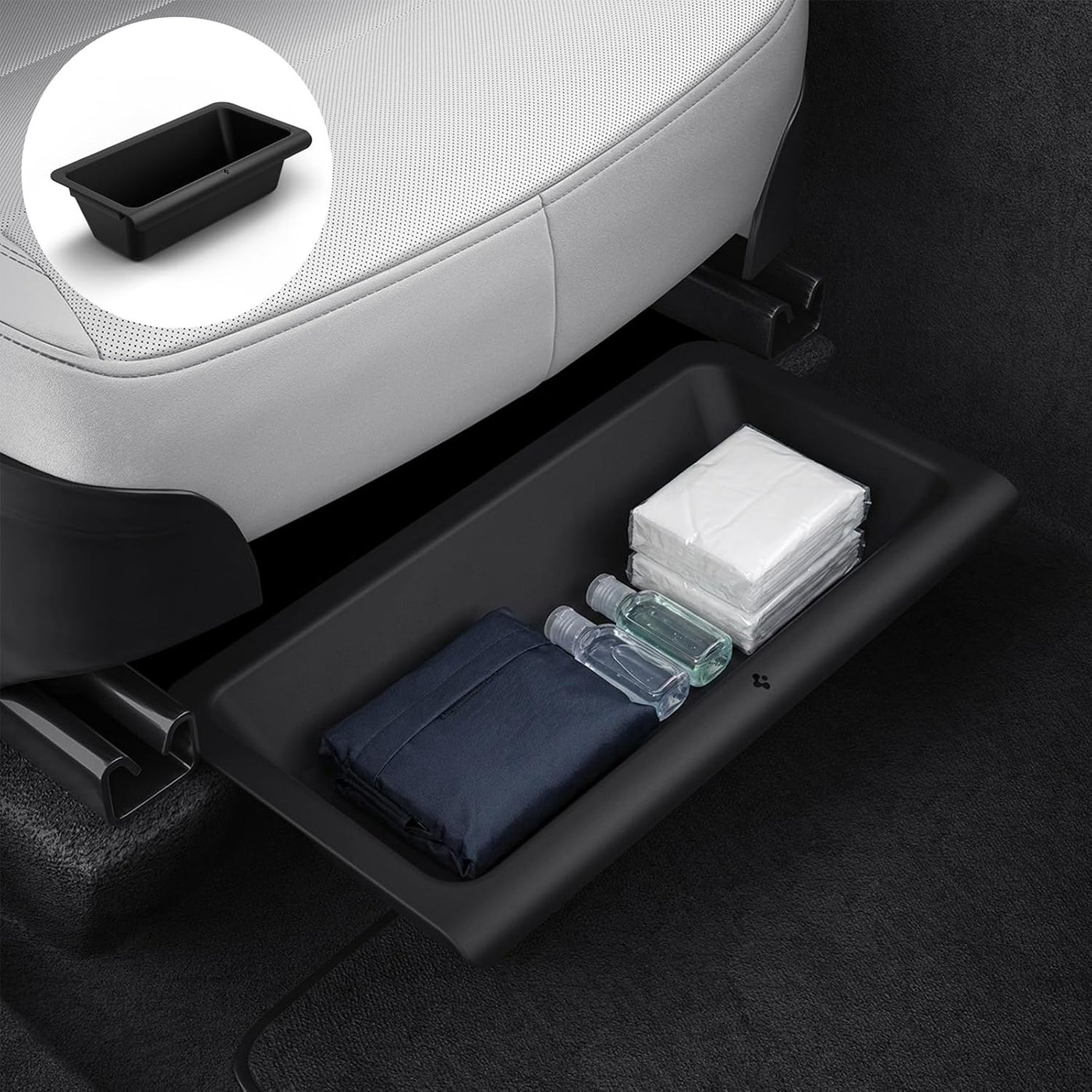 Spigen TO222J under-seat organizer box for Tesla Model Y Juniper