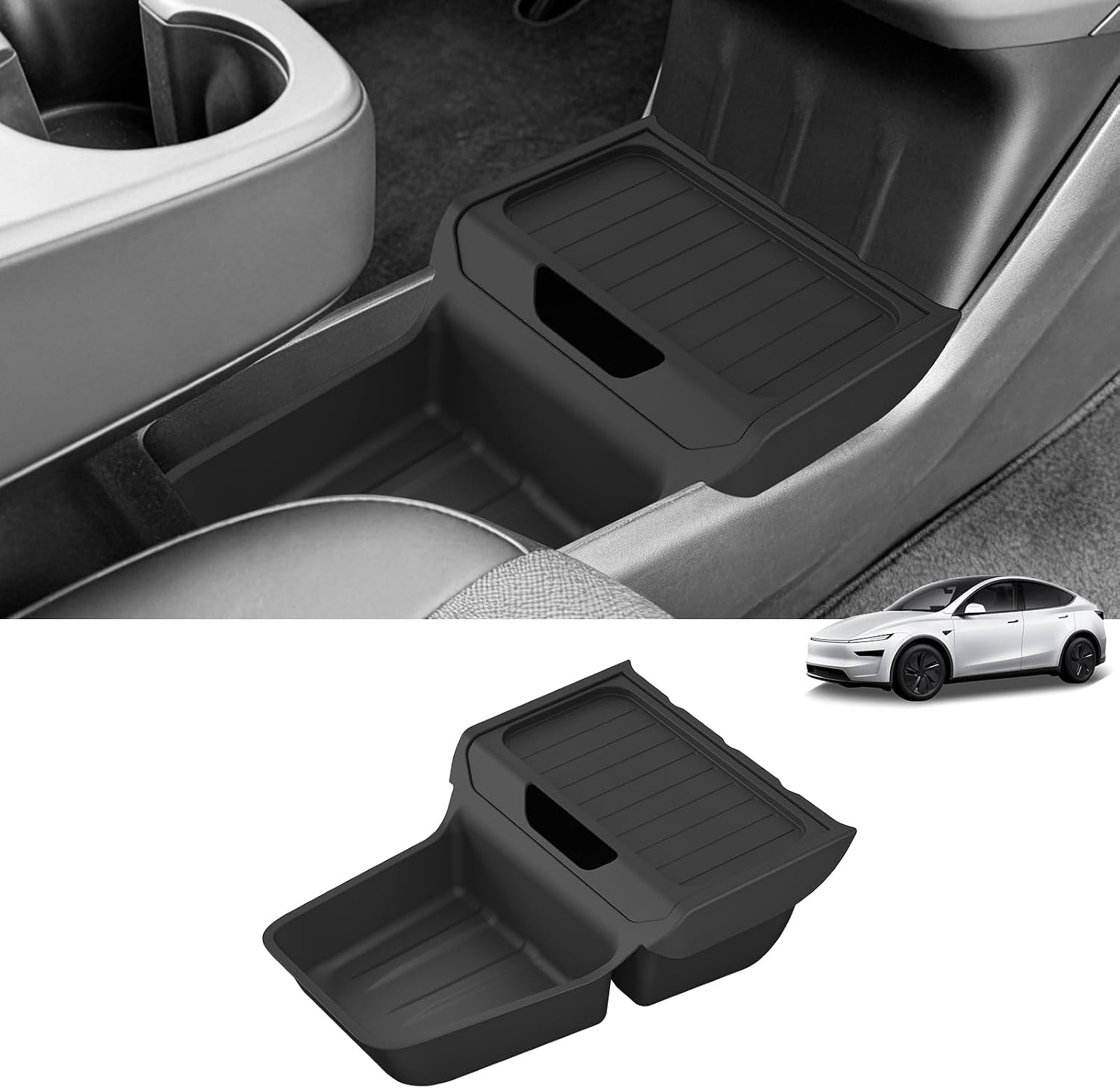 LUCKEASY lower center console organizer for 2026 Model Y Juniper Standard