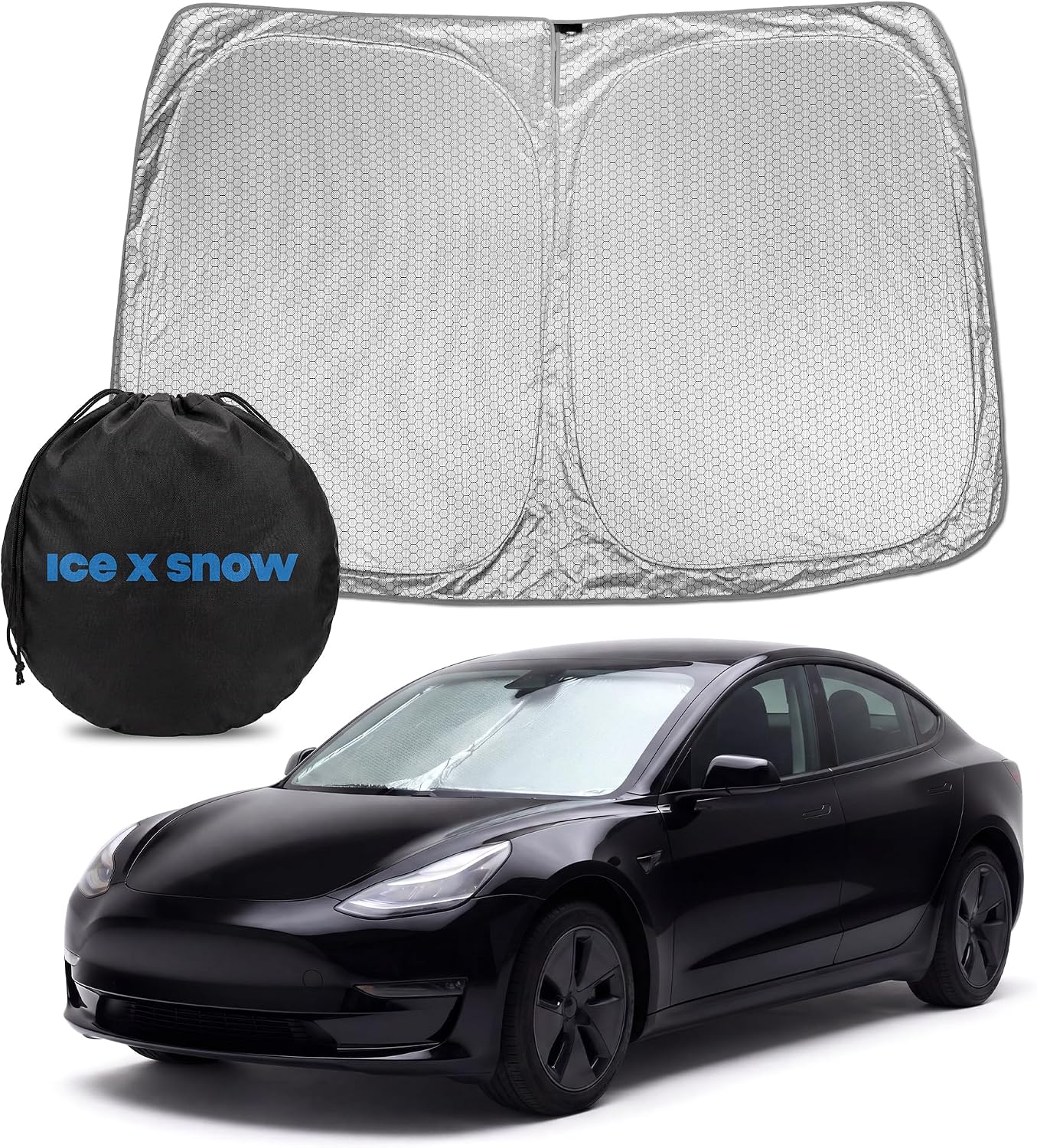 ICEXSNOW windshield sunshade for Tesla Model Y and Model YL